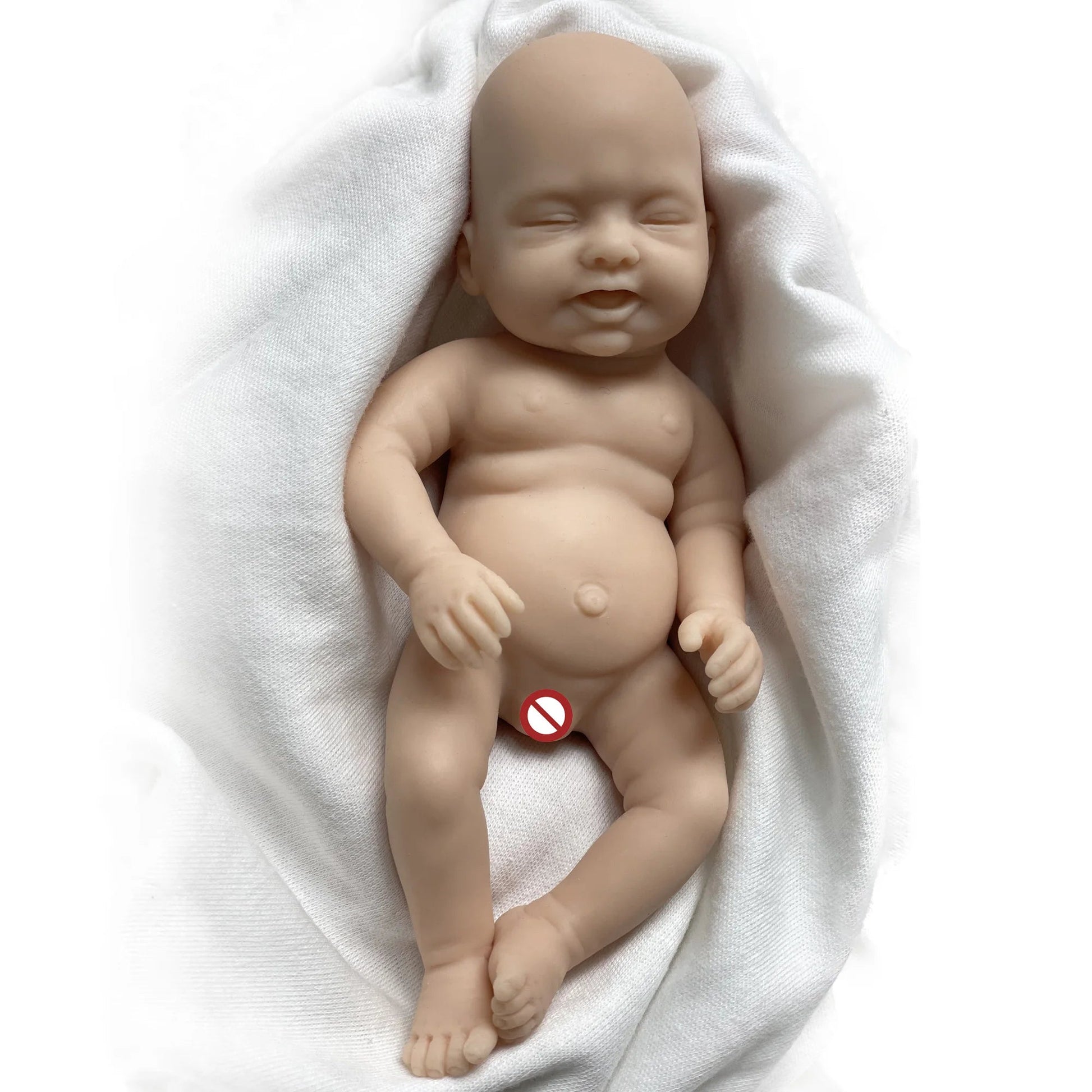 6 Inch Mini Palm Silicone Bebe Reborn Kits Unpainted Handmade Soft Newborn Doll Pеборн Cиликоновый Unzip Children's Toys lifelikesiliconereborns.com