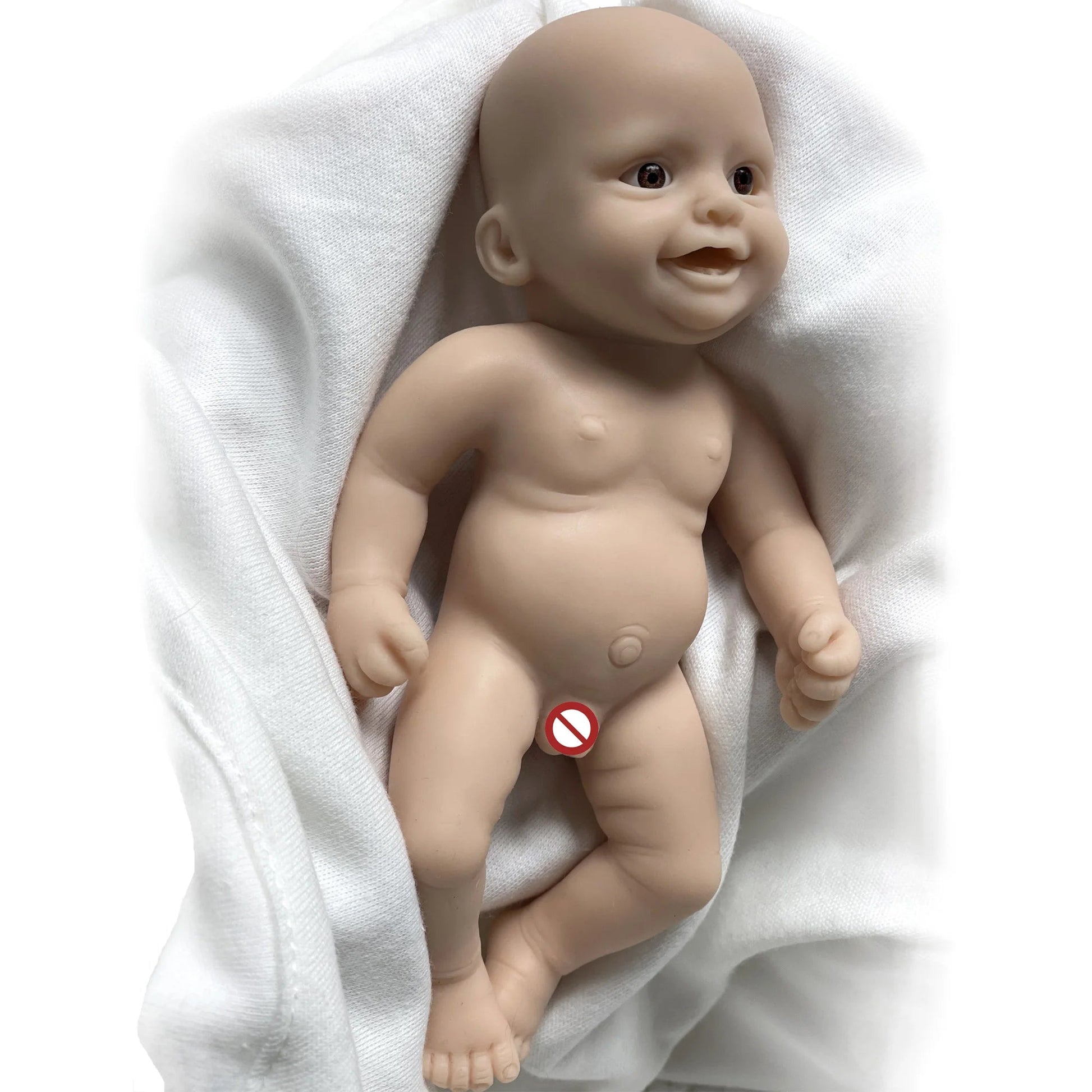 6 Inch Mini Palm Silicone Bebe Reborn Kits Unpainted Handmade Soft Newborn Doll Pеборн Cиликоновый Unzip Children's Toys lifelikesiliconereborns.com