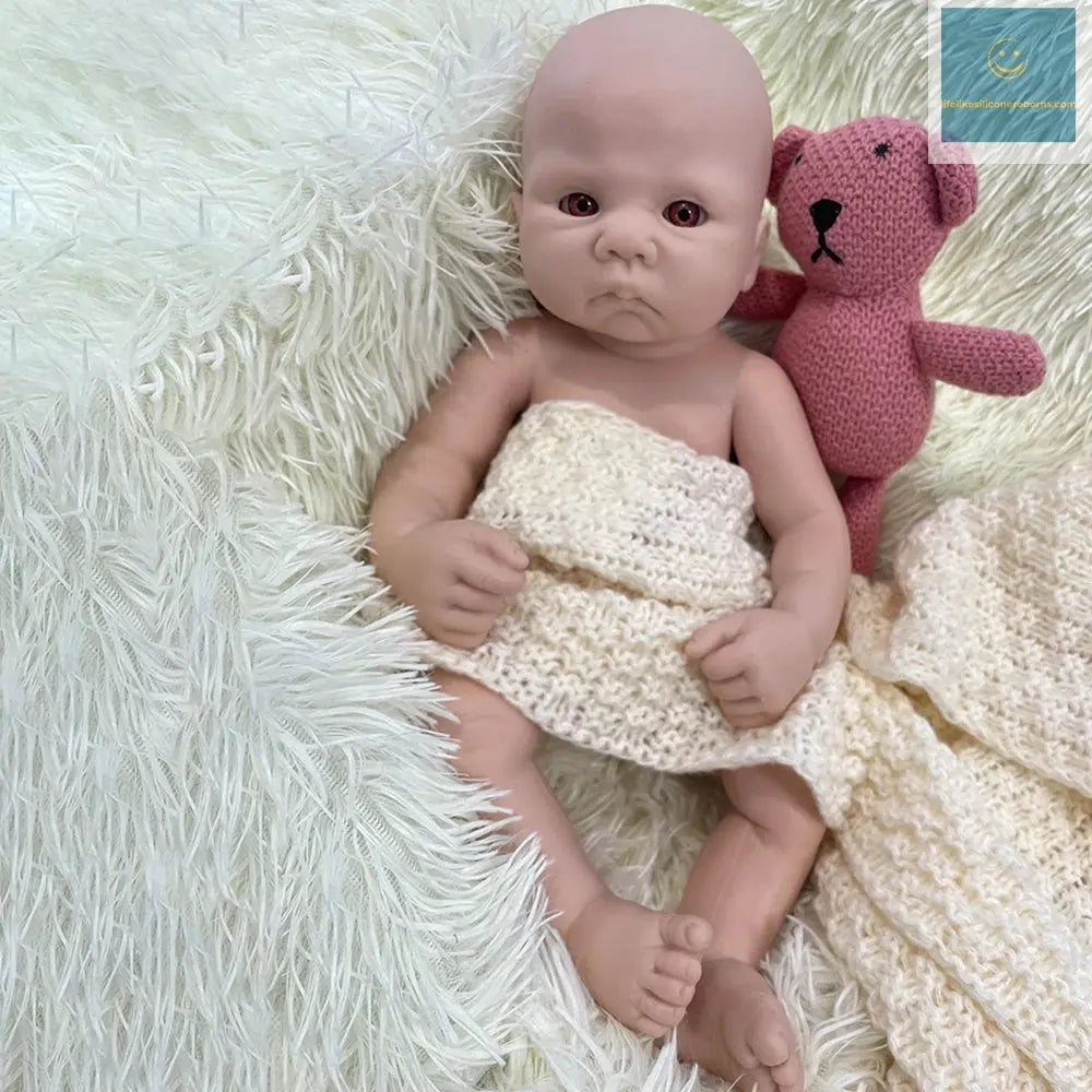 Handmade 16Inch Lifelike Silicone Reborn Baby Boy Waterproof Soft Realistic Newborn Doll For Birthday Gift Anti-Stress Kids Toy lifelikesiliconereborns.com