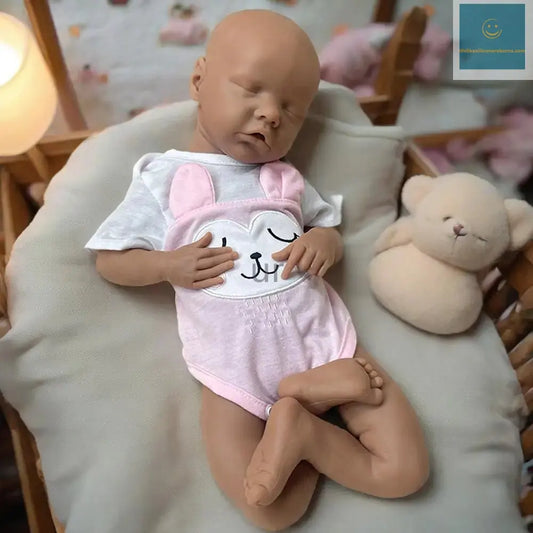 Handmade 17Inch Realistic Details & Poseable Limbs Silicone Reborn Baby Girl Doll for Artistic Use Collectibles Kids Toy lifelikesiliconereborns.com