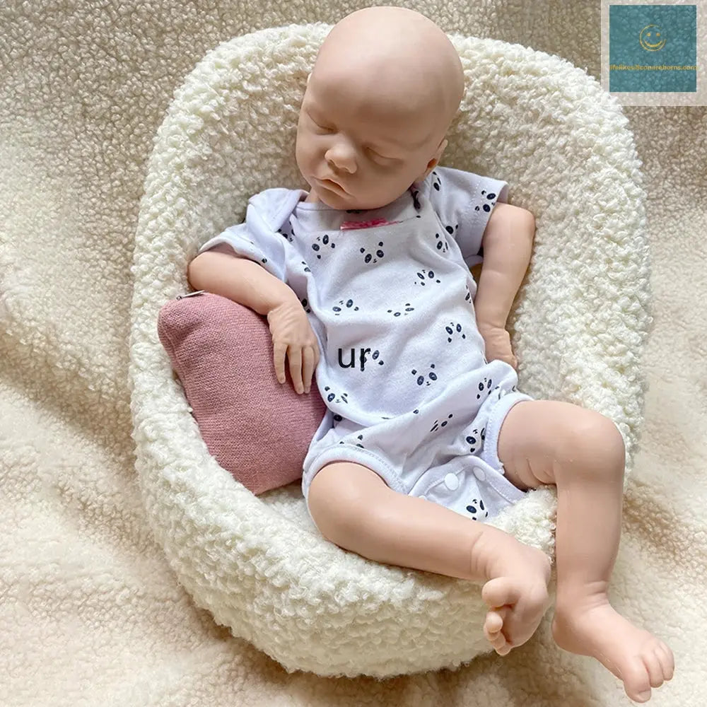 Handmade 17Inch Realistic Details & Poseable Limbs Silicone Reborn Baby Girl Doll for Artistic Use Collectibles Kids Toy lifelikesiliconereborns.com