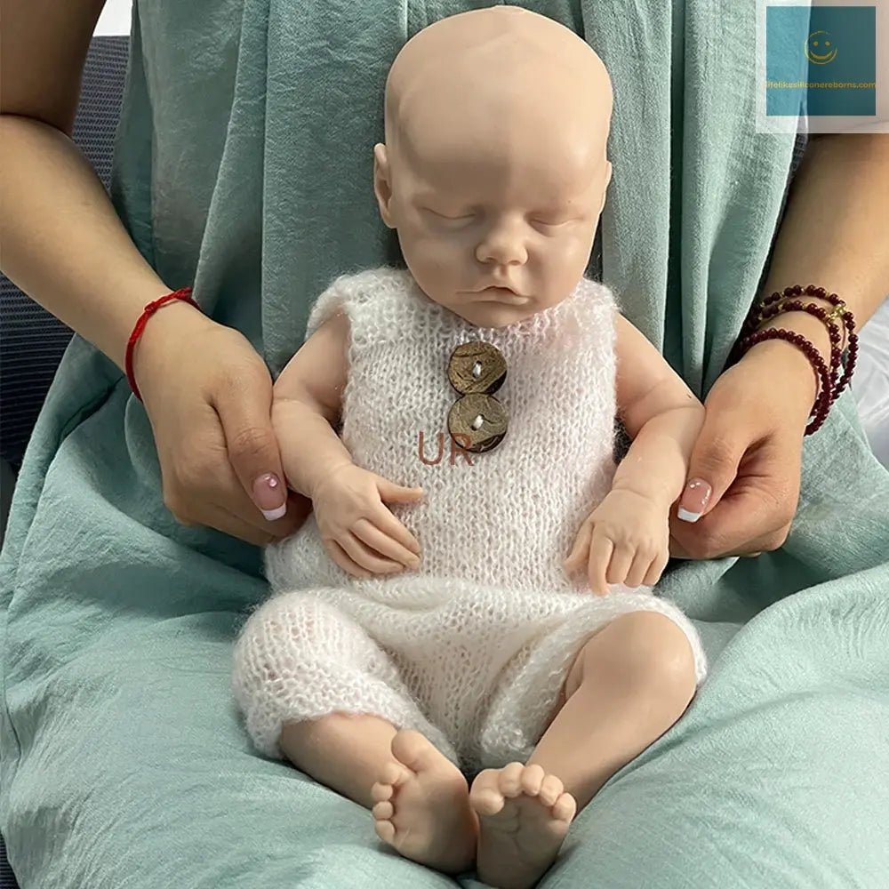 Handmade 17Inch Realistic Details & Poseable Limbs Silicone Reborn Baby Girl Doll for Artistic Use Collectibles Kids Toy lifelikesiliconereborns.com