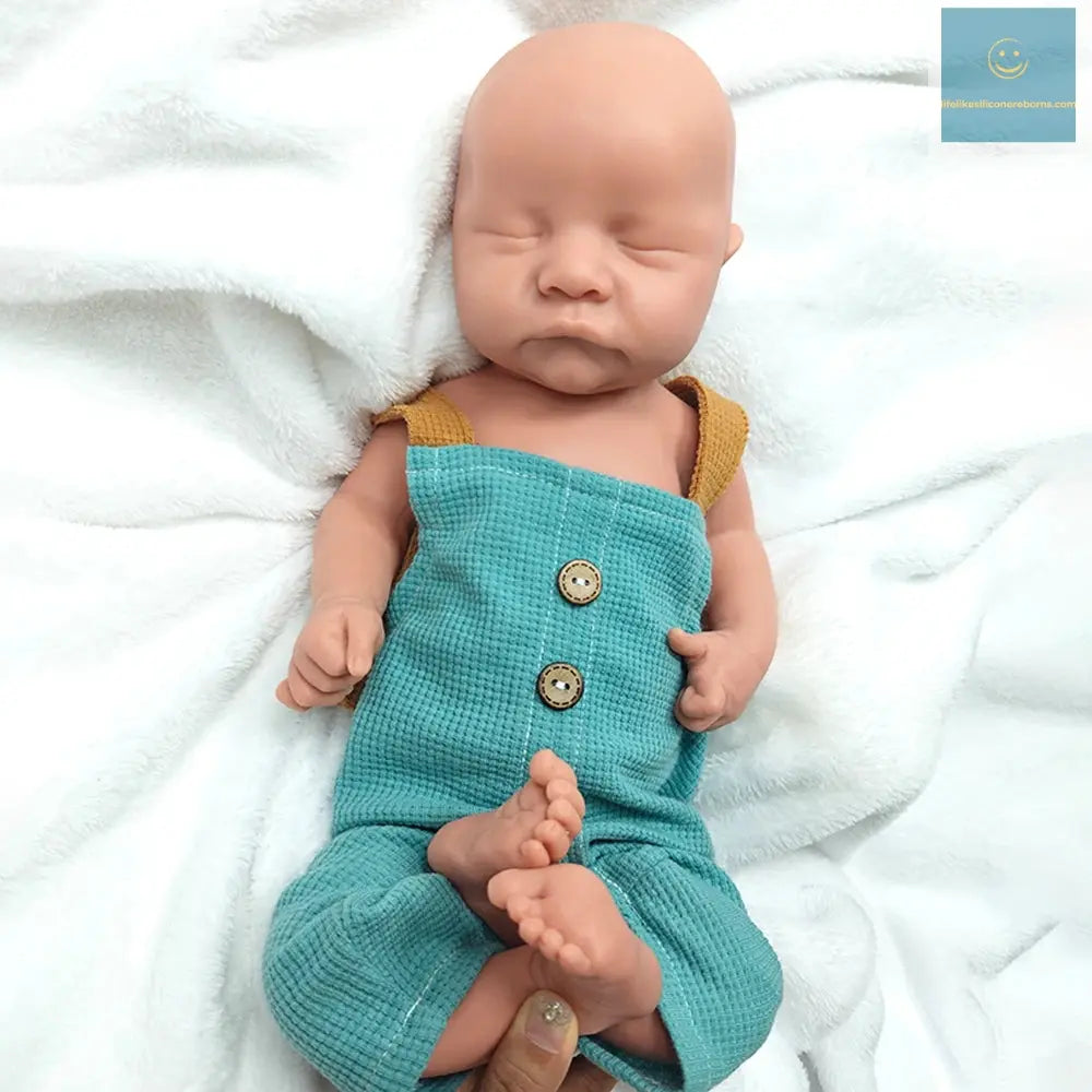 Handmade 18" Full Body Silicone Reborn Bebe Boy Levi Soft Weighted Blank Newborn Doll Waterproof Floppy Baby For Xmas Gift lifelikesiliconereborns.com