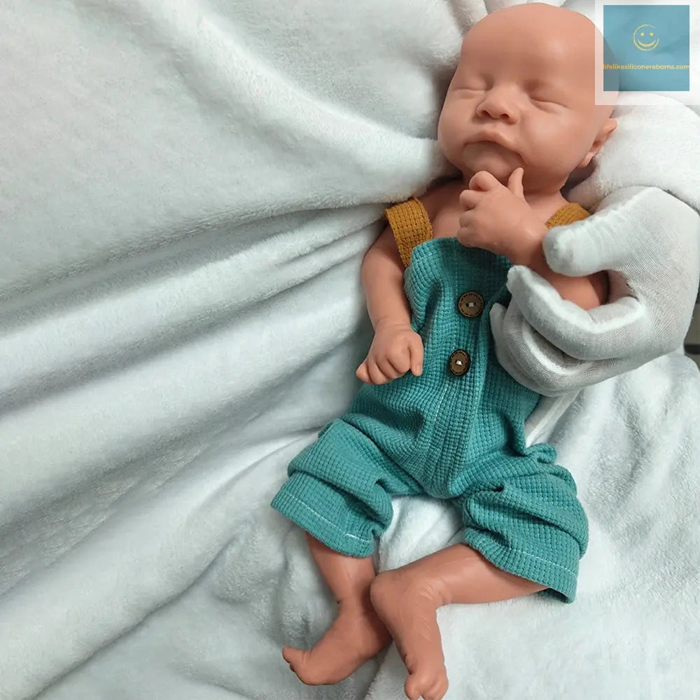 Handmade 18" Full Body Silicone Reborn Bebe Boy Levi Soft Weighted Blank Newborn Doll Waterproof Floppy Baby For Xmas Gift lifelikesiliconereborns.com