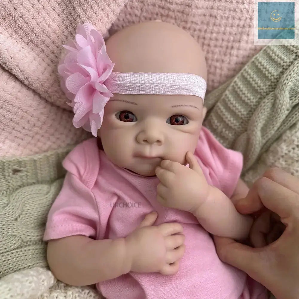 Handmade 19Inch Lifelike Skin Visible Veins Silicone Reborn Baby Girl Easy to Clean Doll for Collectors Christmas Gift Kids Toy lifelikesiliconereborns.com
