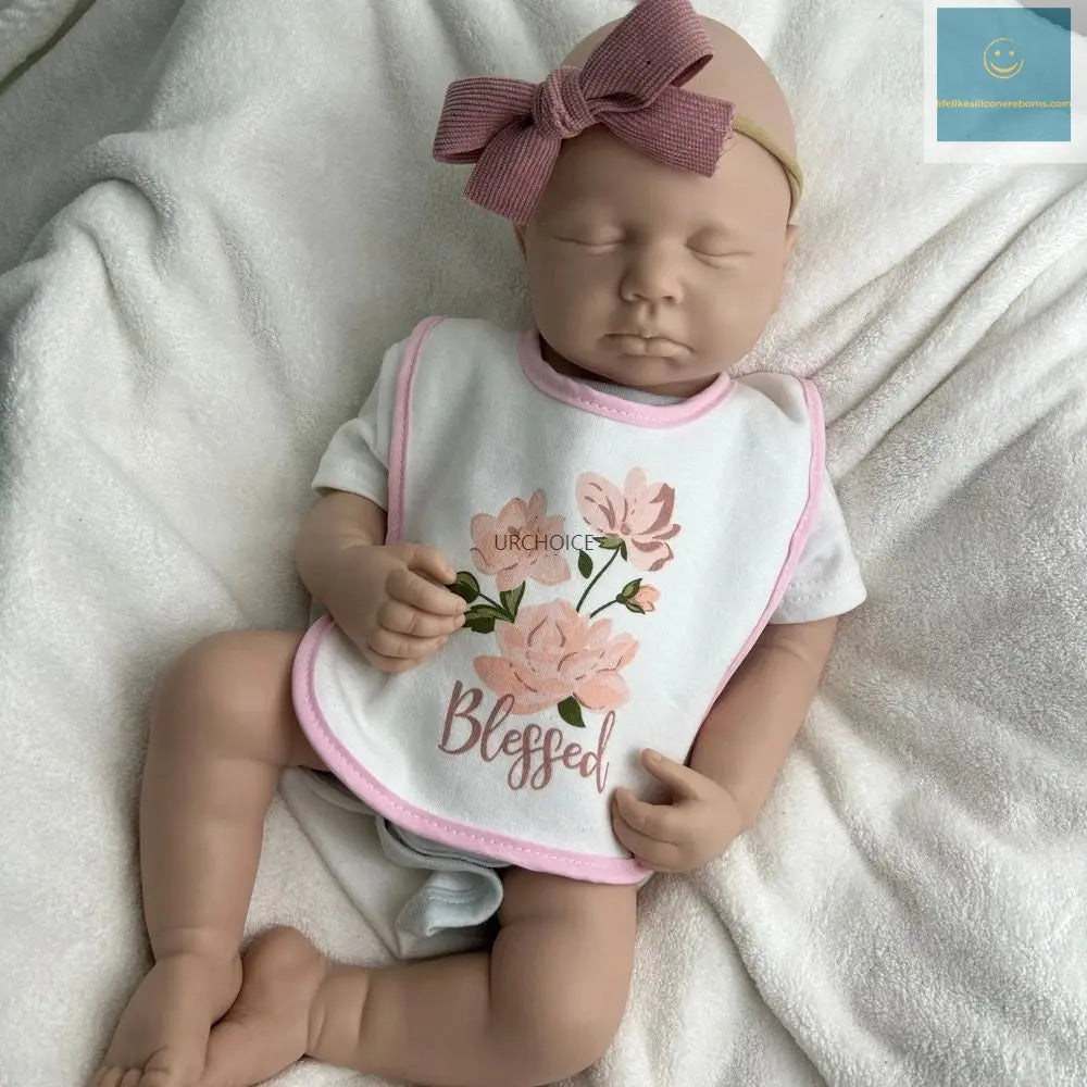 Handmade 20Inch Unpainted Silicone Reborn Baby Girl/Boy DIY Flexible Waterproof Doll for Artist Collector Easy to Makeup lifelikesiliconereborns.com