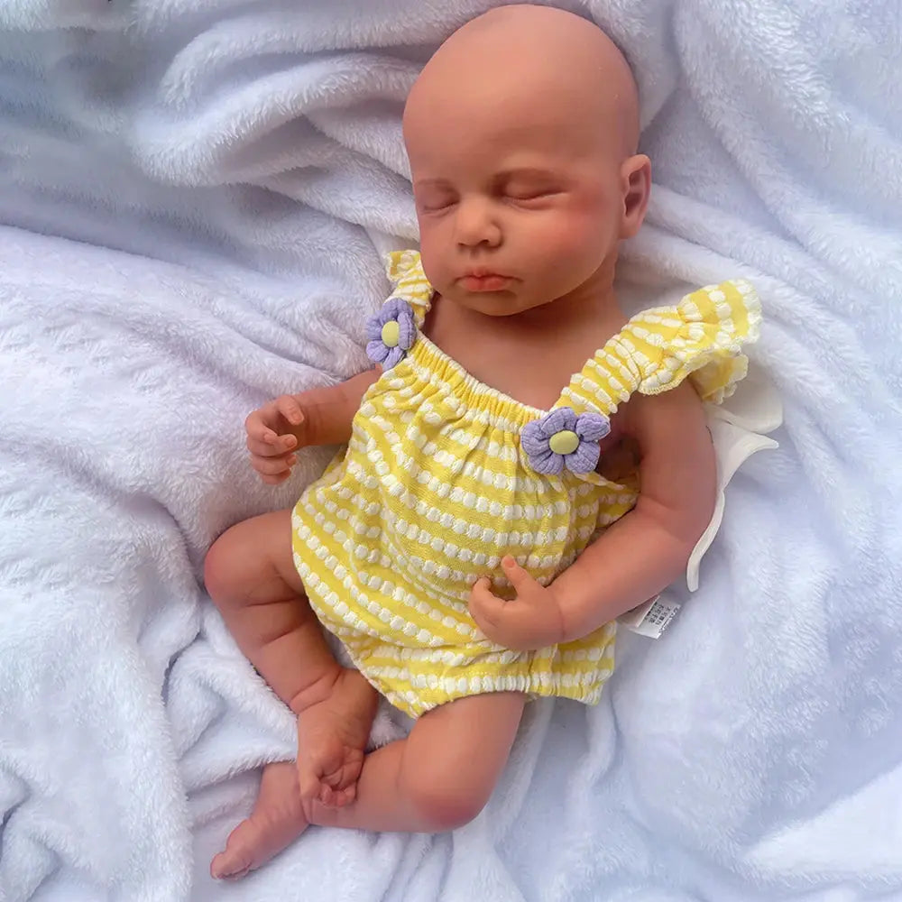 Handmade 20Inch Unpainted Silicone Reborn Baby Girl/Boy DIY Flexible Waterproof Doll for Artist Collector Easy to Makeup lifelikesiliconereborns.com
