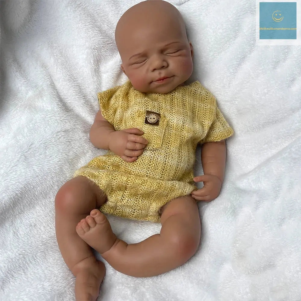 Handmade Realistic Features Weighted Body 19Inch Silicone Reborn Baby Girl/Boy Doll Ideal for Artistic Display Collectibles lifelikesiliconereborns.com