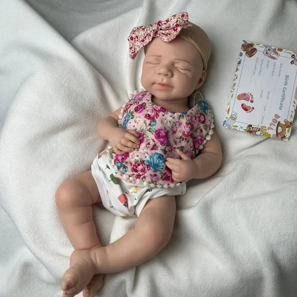 Handmade Realistic Features Weighted Body 19Inch Silicone Reborn Baby Girl/Boy Doll Ideal for Artistic Display Collectibles lifelikesiliconereborns.com