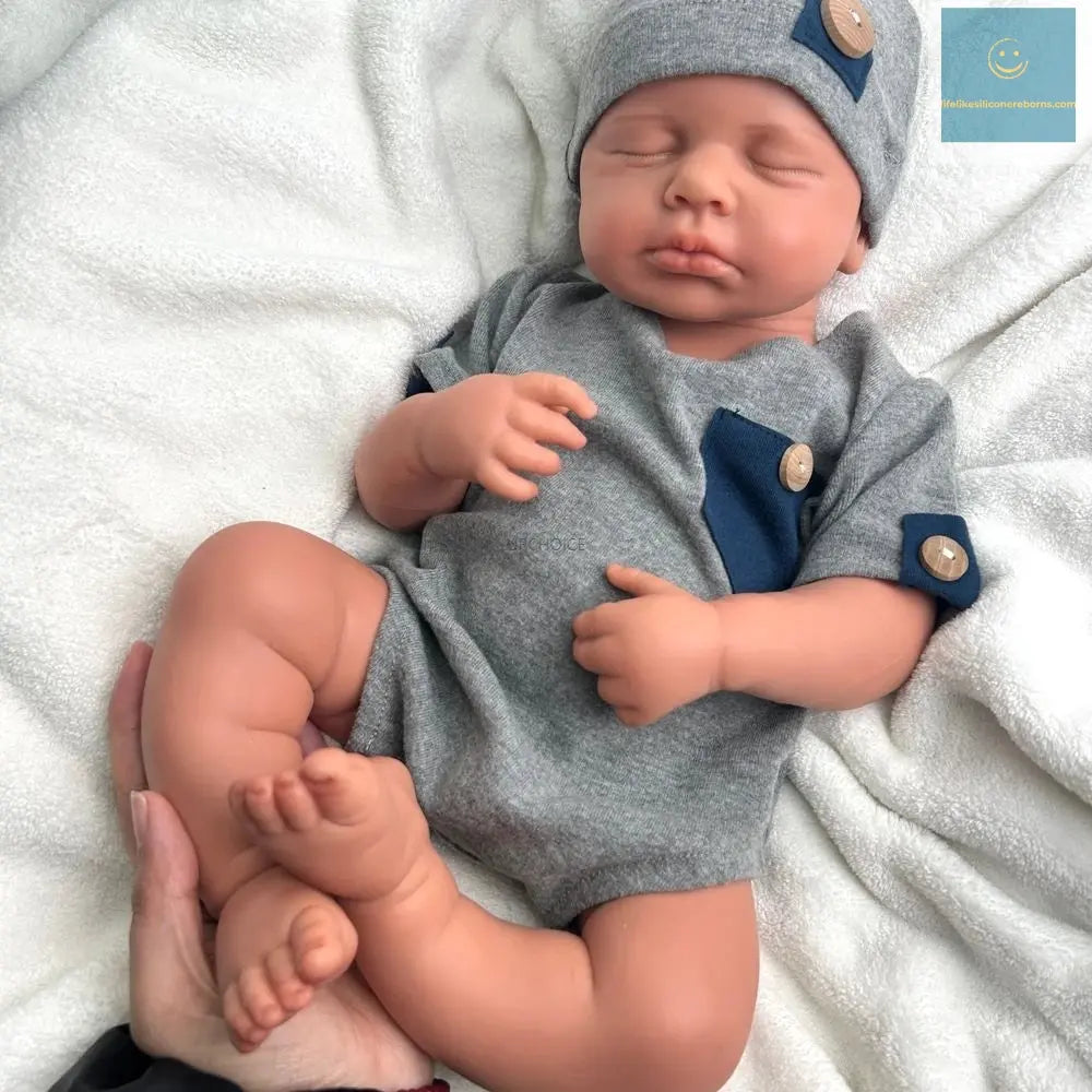 Healing Silicone Reborn Baby Girl&Boy 20Inch Cuddly Washable Newborn Doll for Depression & Loneliness Support Collection Toy lifelikesiliconereborns.com