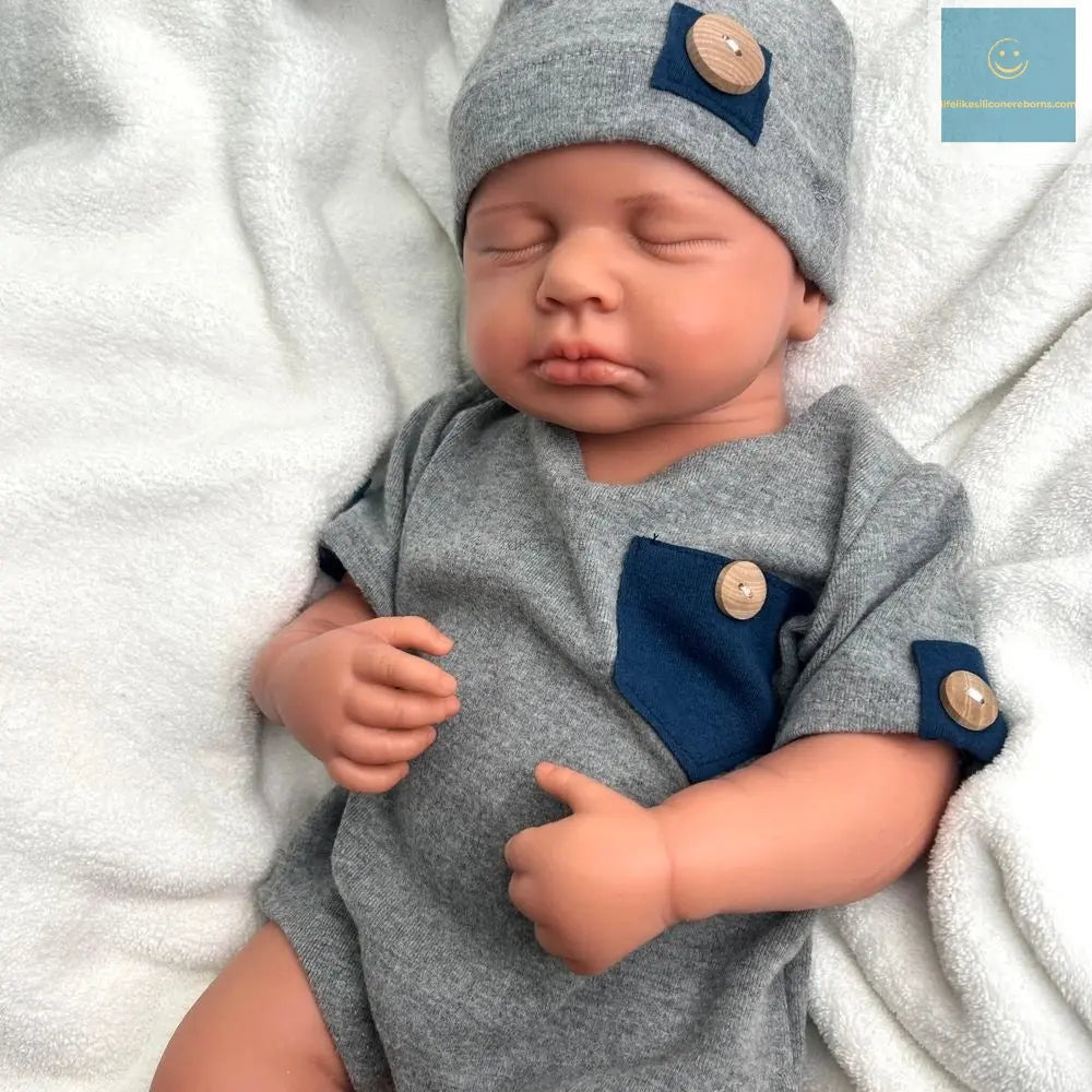 Healing Silicone Reborn Baby Girl&Boy 20Inch Cuddly Washable Newborn Doll for Depression & Loneliness Support Collection Toy lifelikesiliconereborns.com