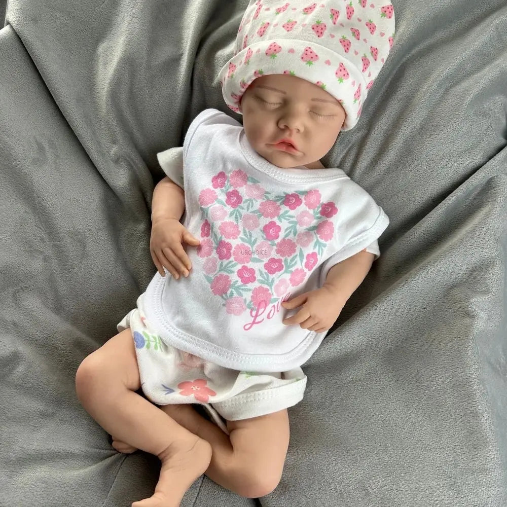 Highly Detailed 3D Skin Silicone Reborn Baby Girl Soft Durable Materials Waterproof Dolls For Collectors Anti-Stress Kids Toy lifelikesiliconereborns.com