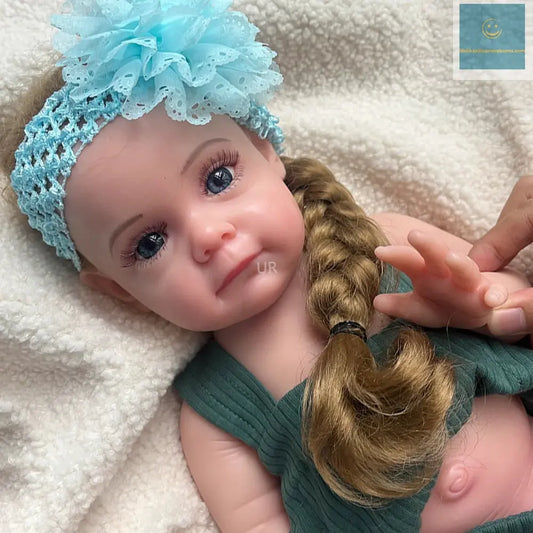 Kids Christmas Gift 50CM 20" Stretchy Soft Silicone Reborn Baby Doll Blank Unpainted or Painted Lifelike Newborn Girl lifelikesiliconereborns.com