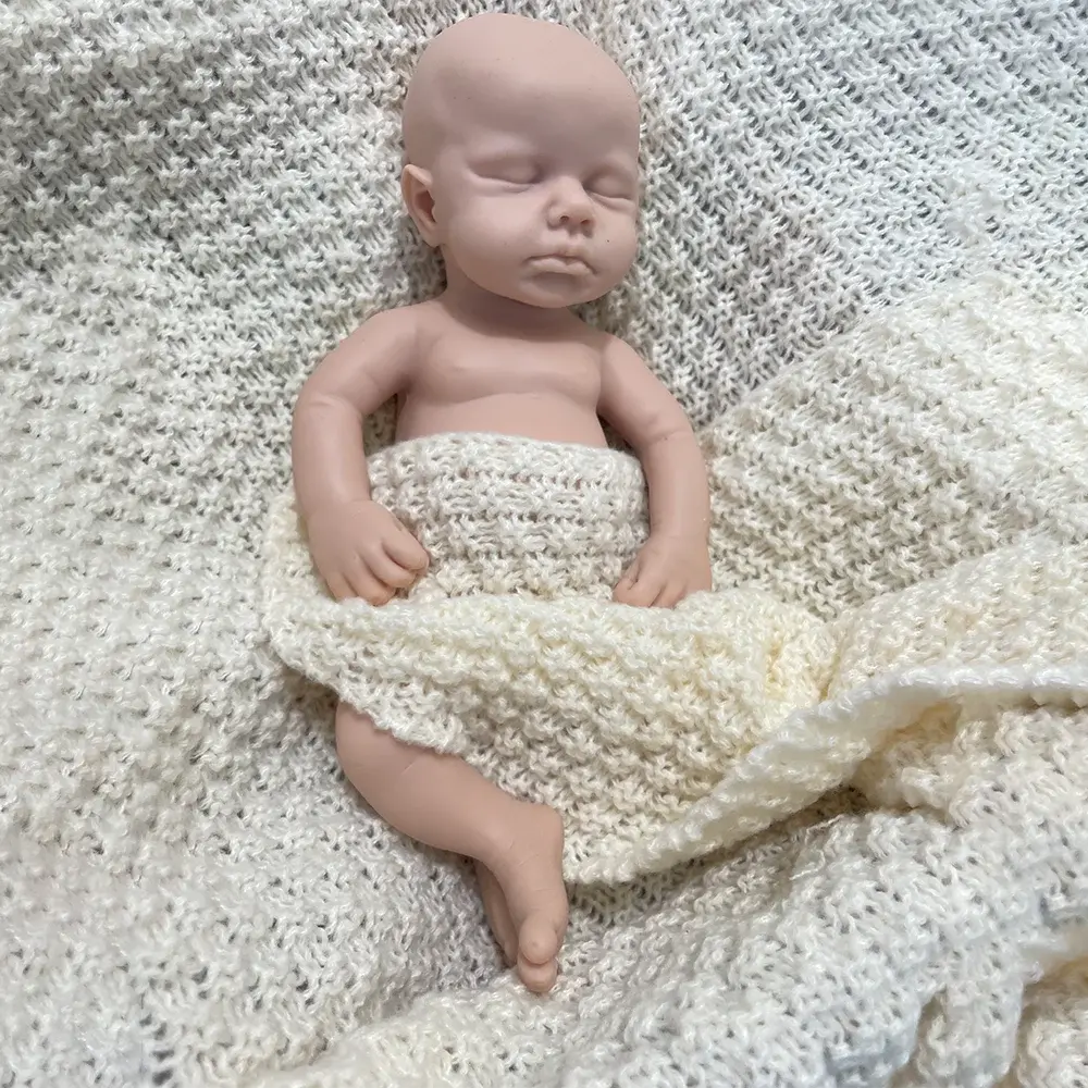 Kids Parent Gift Soft 13" ifelike Silicone Reborn Baby Doll Loulou for New Year Halloween Thanksgiving Christmas Easter Festival lifelikesiliconereborns.com