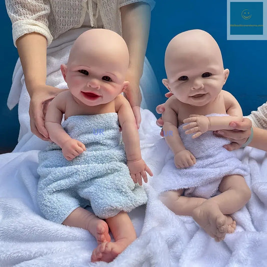 Kids Xmas Gift 19 Inch Silicone Reborn Baby Toy Soft Well Painted Finished Smile Girl Sculpture Doll Accompany Toy For Parents lifelikesiliconereborns.com