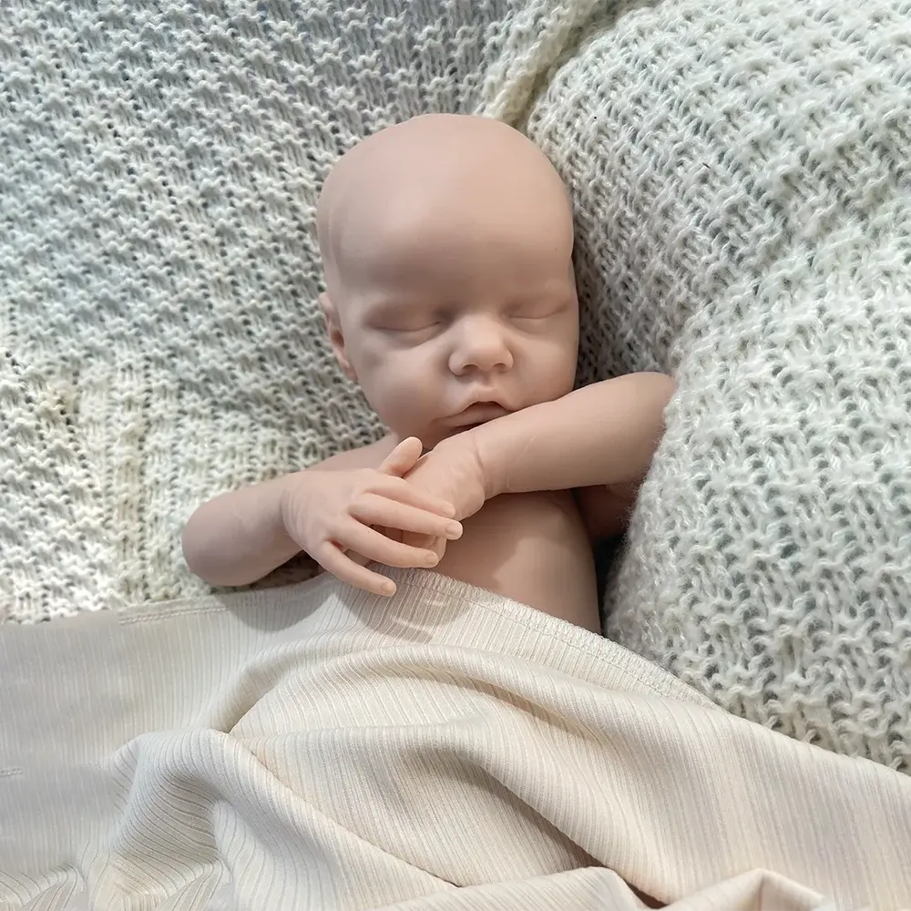 Lifelike 18 Inch Silicone Reborn Baby Dolls Lifelike Newborn Sleeping Girl Handmade Real Life Soft Weighted Body Gift Toy lifelikesiliconereborns.com