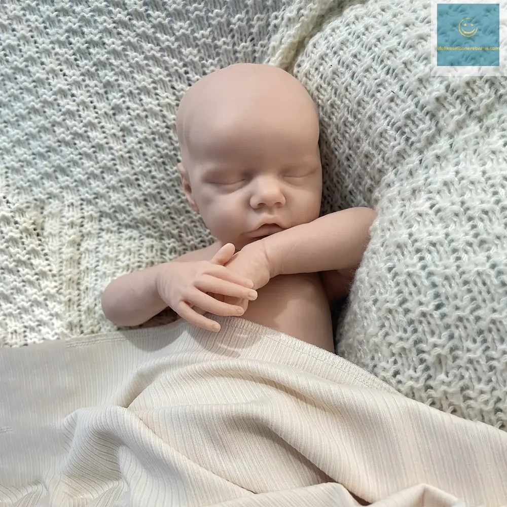 Lifelike 18 Inch Silicone Reborn Baby Dolls Lifelike Newborn Sleeping Girl Handmade Real Life Soft Weighted Body Gift Toy lifelikesiliconereborns.com