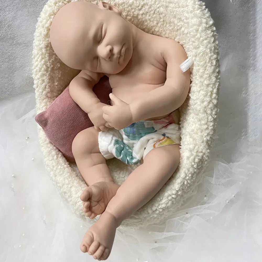 Lifelike 20" Silicone Reborn Doll Handmade Soft Newborn Black Doll Girl For Art Collection DIY Projects & Children'S Day Gifts lifelikesiliconereborns.com