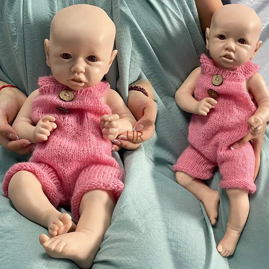 Lifelike Details 18Inch Full Body Solid Baby Girl Washable Silicone Reborn Doll  for Education Collectibles Birthday Gift lifelikesiliconereborns.com