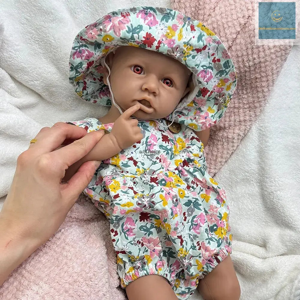 Lifelike Details 18Inch Full Body Solid Baby Girl Washable Silicone Reborn Doll  for Education Collectibles Birthday Gift lifelikesiliconereborns.com