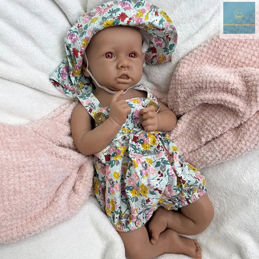 Lifelike Details 18Inch Full Body Solid Baby Girl Washable Silicone Reborn Doll  for Education Collectibles Birthday Gift lifelikesiliconereborns.com