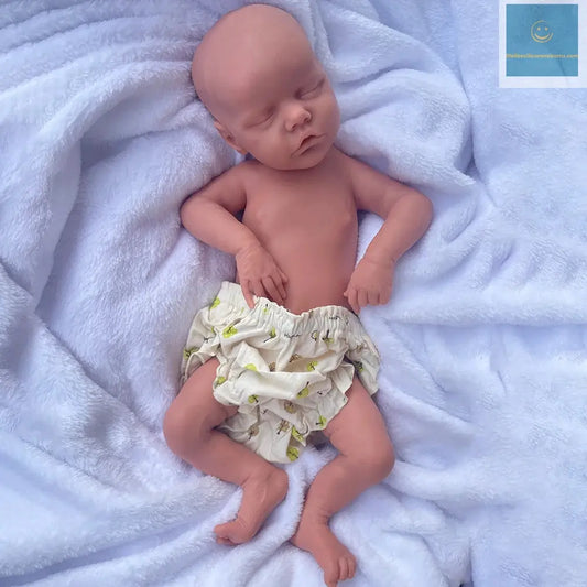 Lifelike Full Body Platinum Silicone Baby Girl 18Inch Realistic Newborn Waterproof Real Black Baby Doll for Painter Collector lifelikesiliconereborns.com