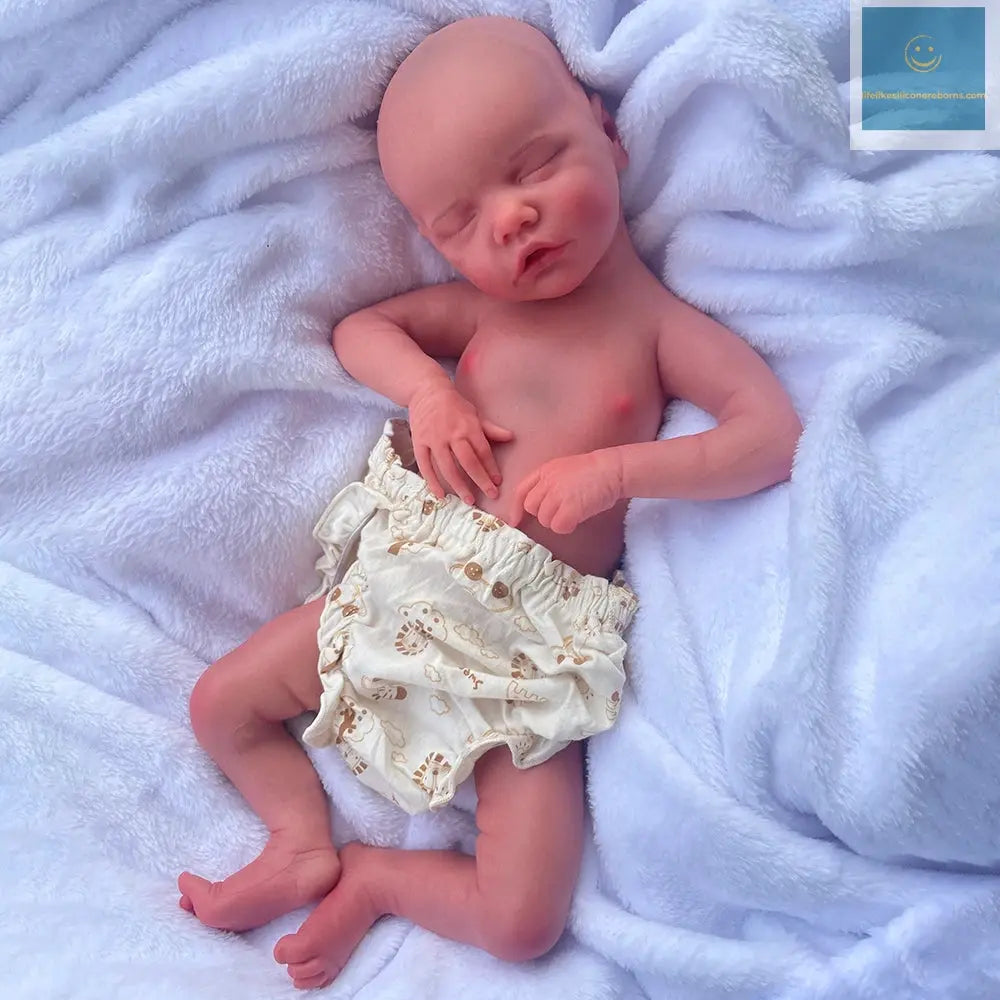 Lifelike Full Body Platinum Silicone Baby Girl 18Inch Realistic Newborn Waterproof Real Black Baby Doll for Painter Collector lifelikesiliconereborns.com