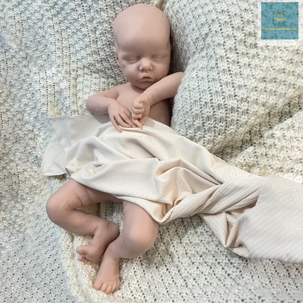 Lifelike Full Body Platinum Silicone Baby Girl 18Inch Realistic Newborn Waterproof Real Black Baby Doll for Painter Collector lifelikesiliconereborns.com