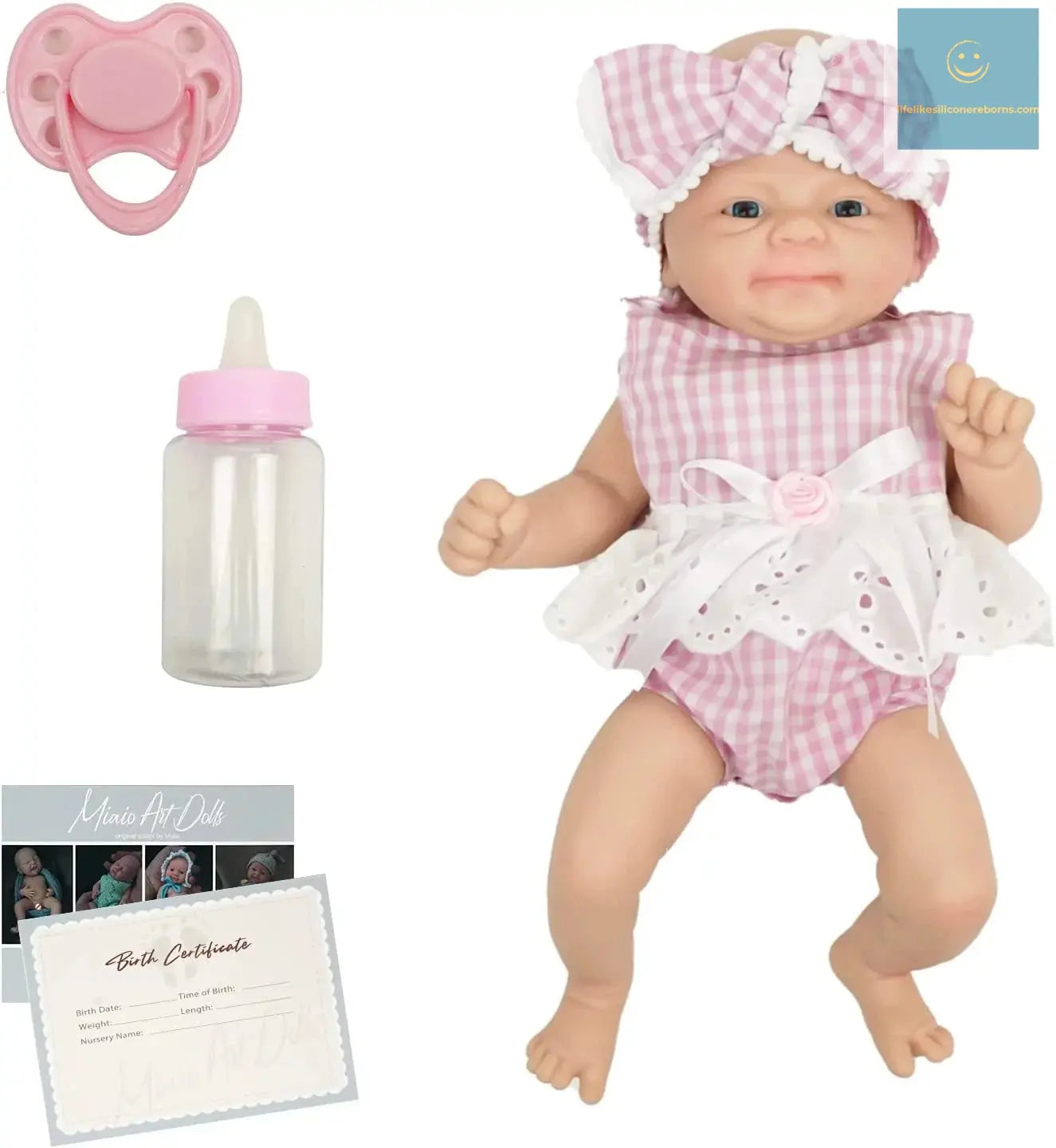 Lifelike Reborn Doll - 14 Inch Anatomically Correct Silicone Reborn Boy Realistic Newborn Doll Real Life Doll lifelikesiliconereborns.com