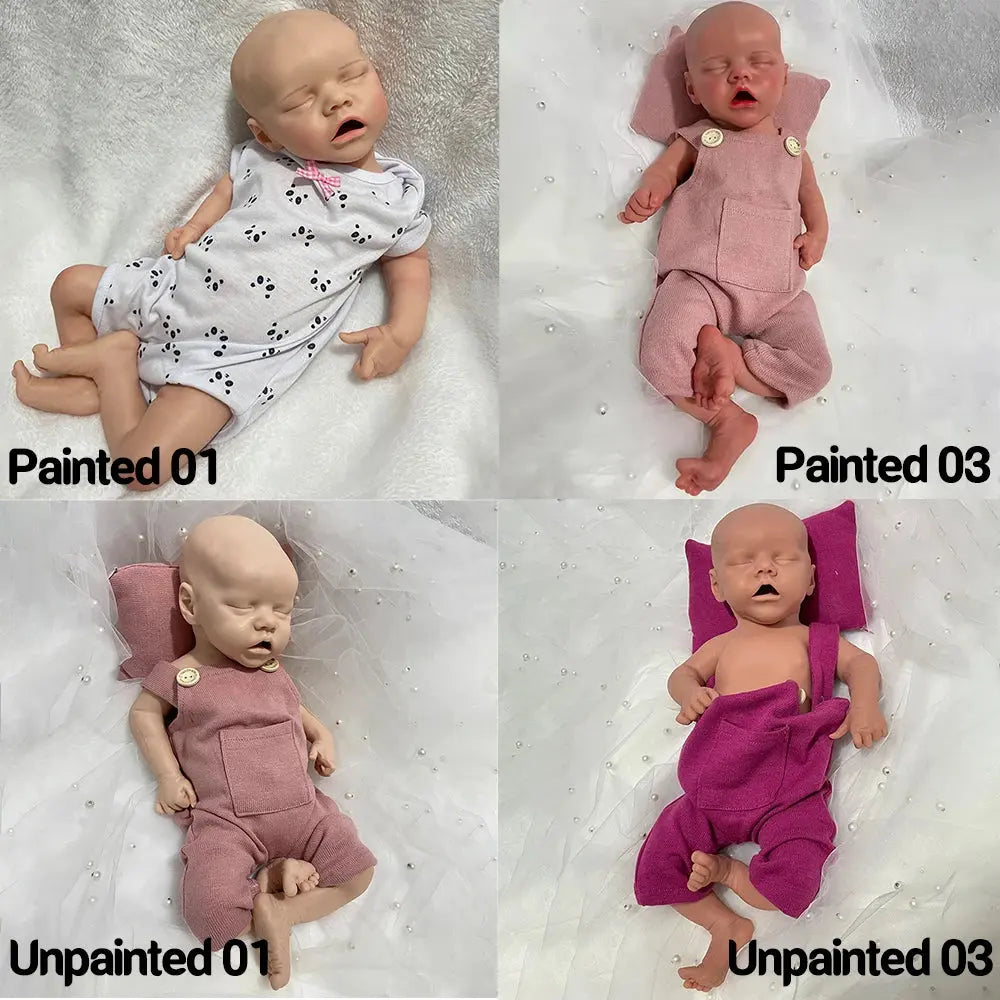 Lifelike Silicone Reborn Baby Dolls Girl Realistic Full Body Platinum Silicone Soft Waterproof 18Inch Festival Toys for Children lifelikesiliconereborns.com