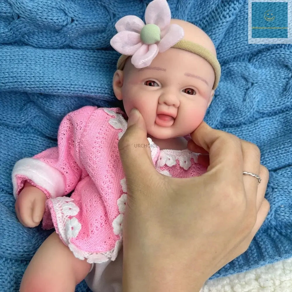 Micro 30cm Whole Soft Silicone Reborn Baby Girl Lifelike Visible Veins Washable Newborn Cute Doll for Anti-Stress Kids Toy lifelikesiliconereborns.com