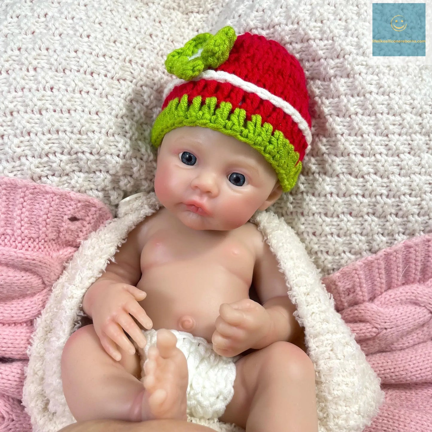 Mini 33CM Painted Soft Silicone Reborn Baby Meadow Doll Girl Washable Body Solid Silicone Body Birthday Christmas Gift lifelikesiliconereborns.com