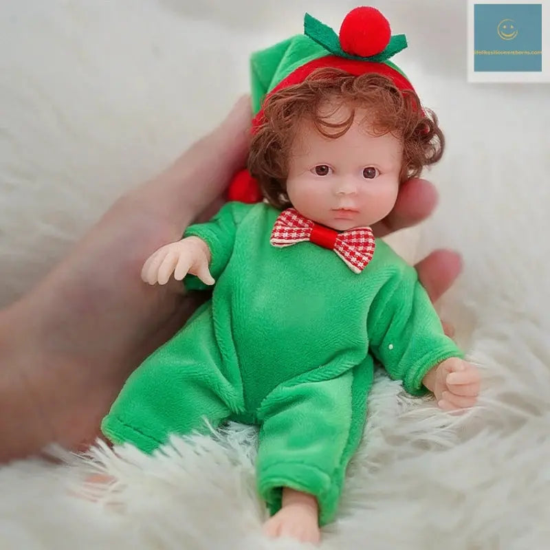 Newborn Mini reborn Baby Doll Realistic Newborn Silicone Full Body Cute Small Babies Realistic Simulation lifelikesiliconereborns.com