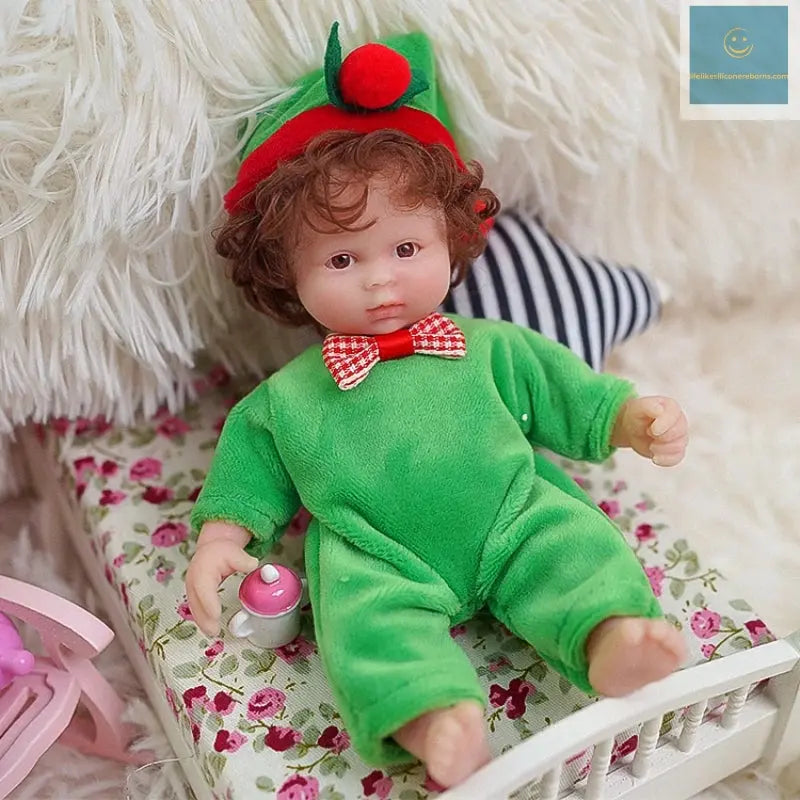 Newborn Mini reborn Baby Doll Realistic Newborn Silicone Full Body Cute Small Babies Realistic Simulation lifelikesiliconereborns.com