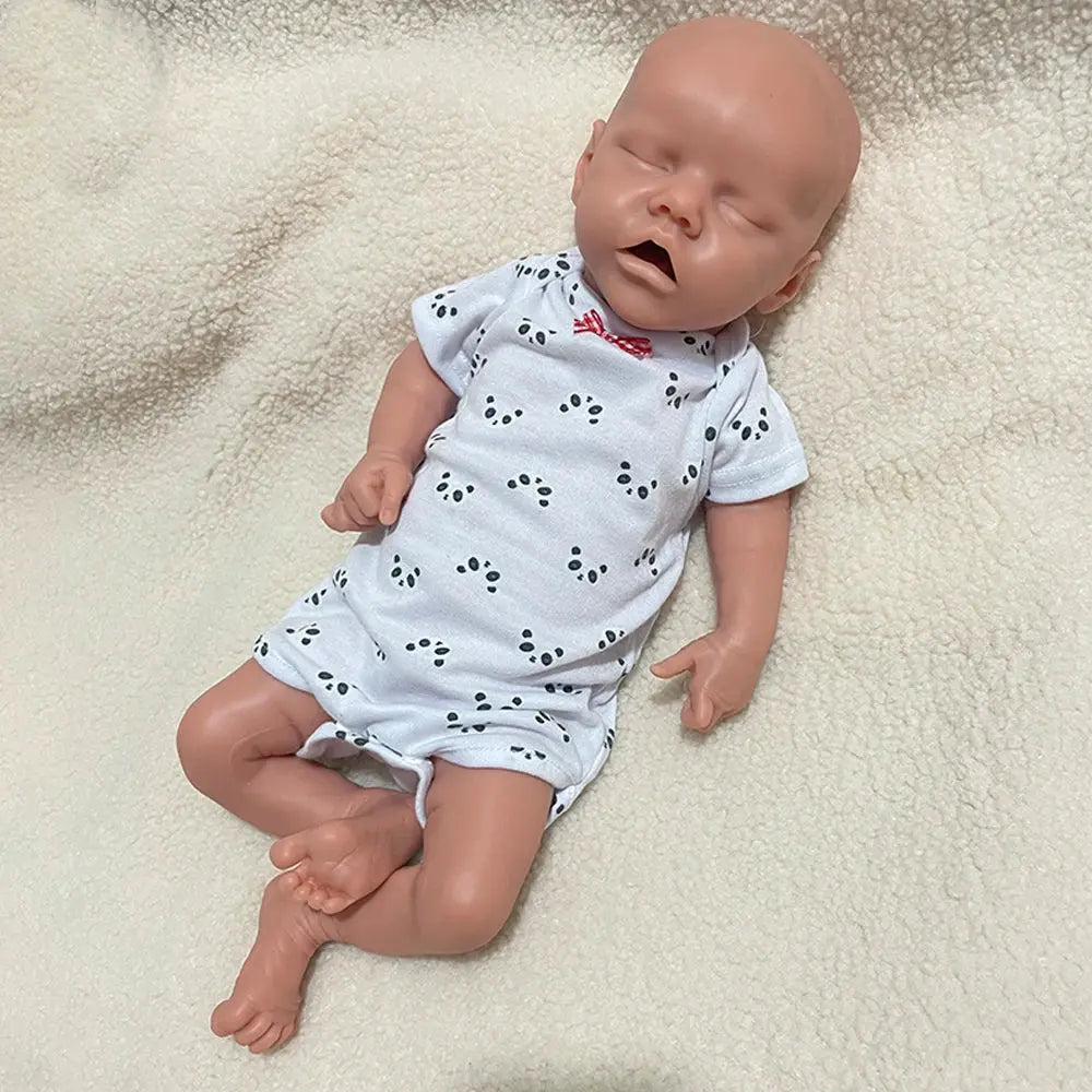 Newborn Unpainted 18'' Girl Full Body Platinum Silicone Reborn Baby Doll Washable Soft Handmade Dolls for Children Toys lifelikesiliconereborns.com