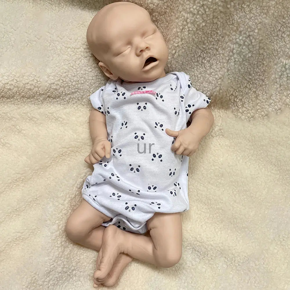 Newborn Unpainted 18'' Girl Full Body Platinum Silicone Reborn Baby Doll Washable Soft Handmade Dolls for Children Toys lifelikesiliconereborns.com