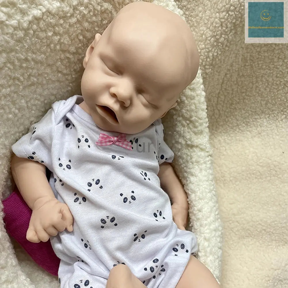 Newborn Unpainted 18'' Girl Full Body Platinum Silicone Reborn Baby Doll Washable Soft Handmade Dolls for Children Toys lifelikesiliconereborns.com