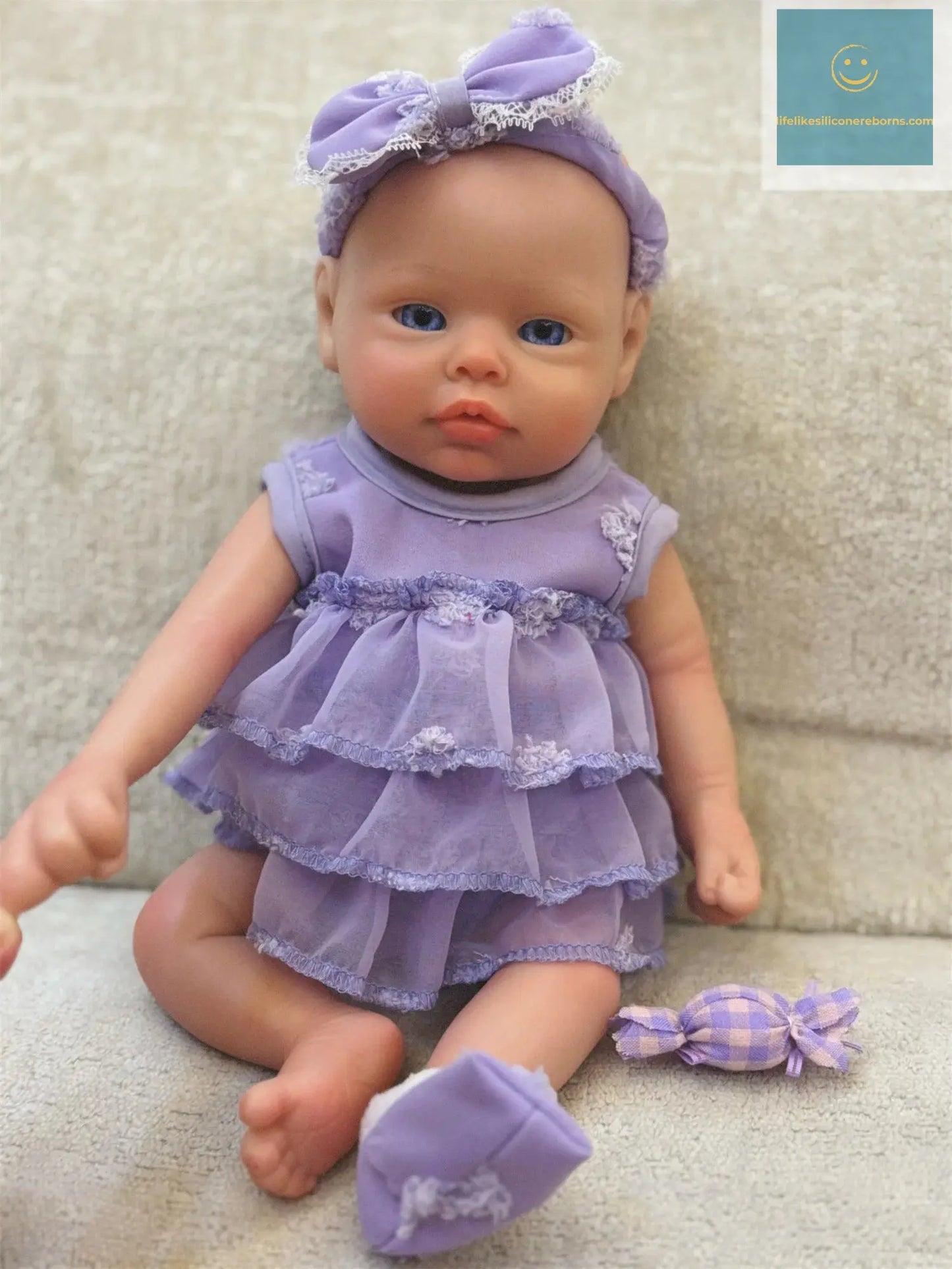 Open Eyes 33cm Can Washable Full Body Solid Silicone Bebe Reborn Girl With Handmade Painted Skin Lifelike Reborn Baby Dolls lifelikesiliconereborns.com