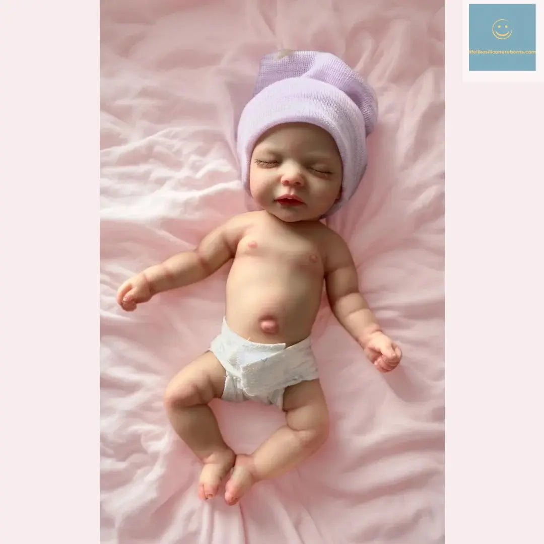 Open Mouth 10Inch Washable bebe reborn de silicona Girl Doll With Painted Bald Soft Touch Newborn Doll reales para niñas lifelikesiliconereborns.com