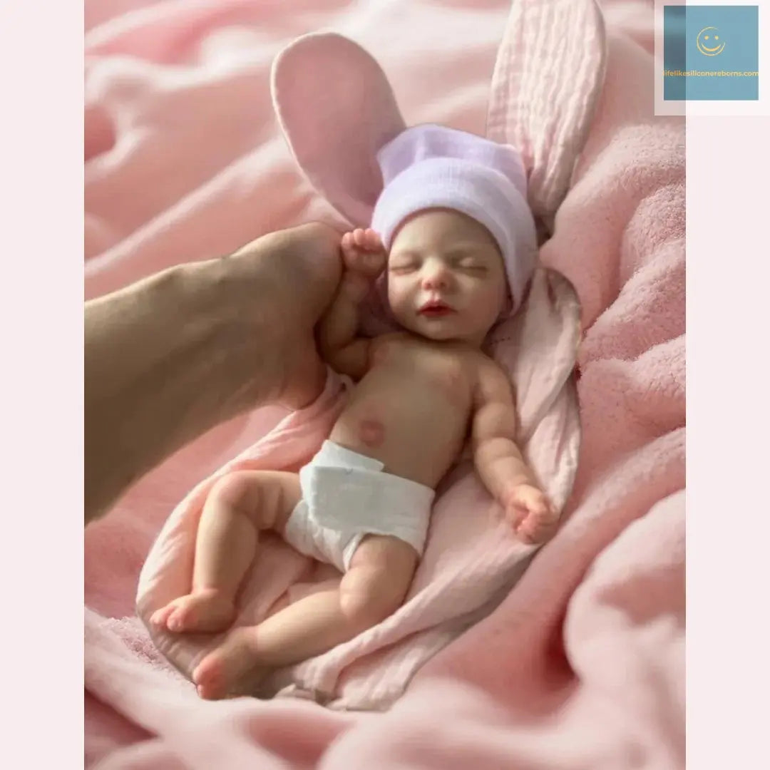 Open Mouth 10Inch Washable bebe reborn de silicona Girl Doll With Painted Bald Soft Touch Newborn Doll reales para niñas lifelikesiliconereborns.com