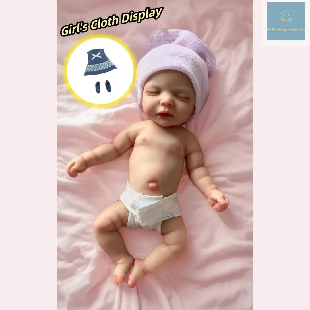 Open Mouth 10Inch Washable bebe reborn de silicona Girl Doll With Painted Bald Soft Touch Newborn Doll reales para niñas lifelikesiliconereborns.com