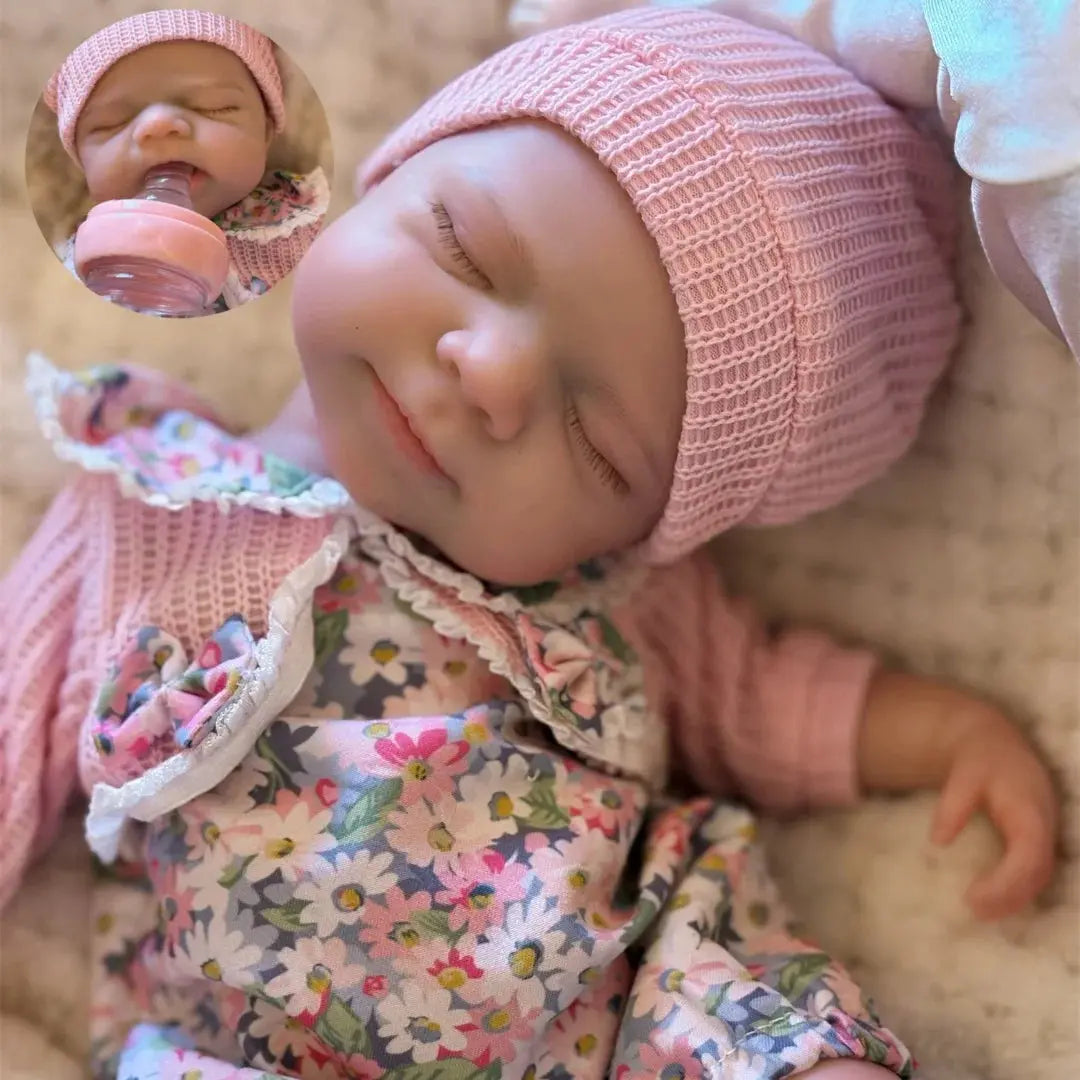 Open Mouth 33cm Pascale Full Body Silicone Reborn Girl Doll With Painted Skin Washable Soft Touch Newborn Girl  Silicone Doll lifelikesiliconereborns.com