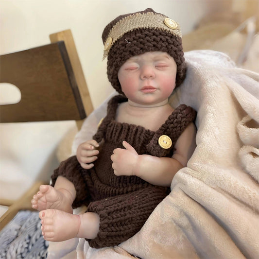 Reborn Baby Doll Boy 47CM Whole Silicone Vinyl Handmade Painted Bebe Reborn Dolls Waterproof Toys For Kids Gift Muñecas lifelikesiliconereborns.com