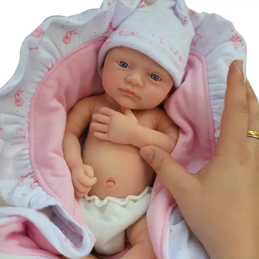 Reborn Baby Dolls 12" Boy Micro Preemie Full Body Silicone Baby Doll Realistic Open Eyes Baby Doll lifelikesiliconereborns.com