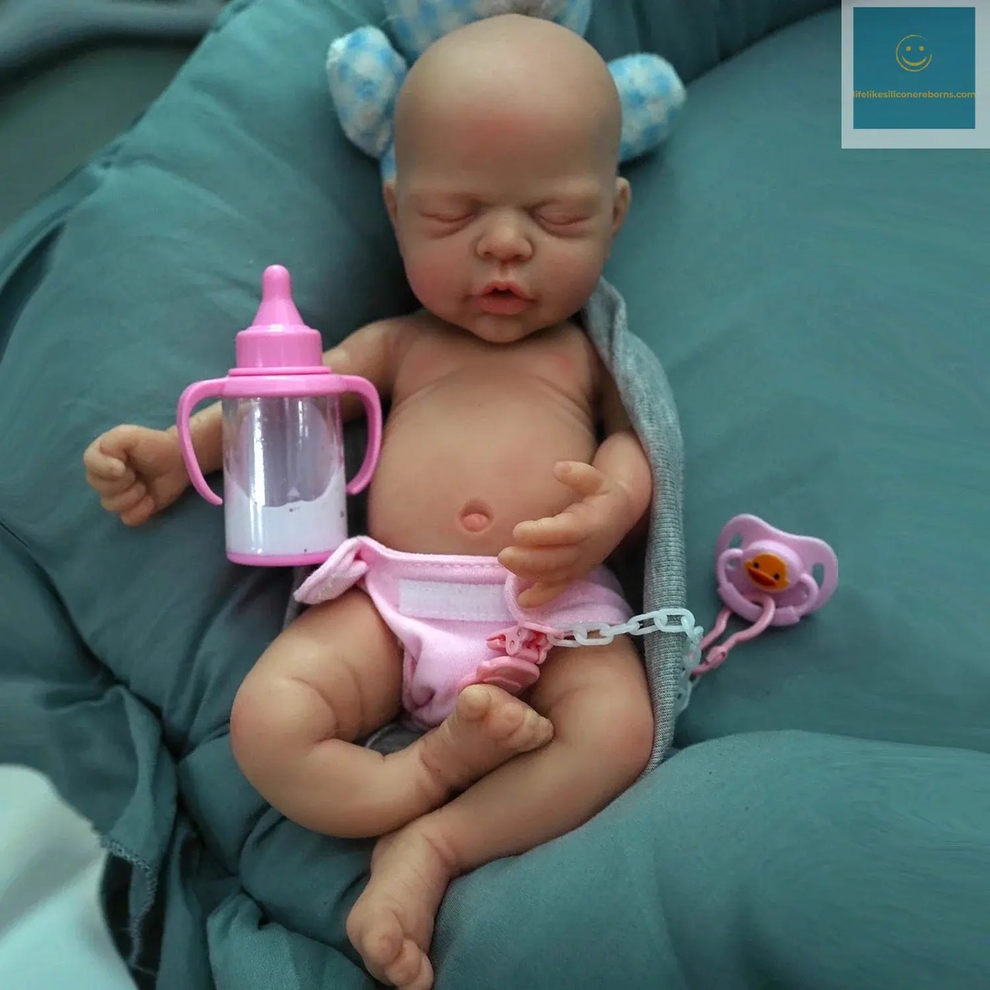 Reborn Baby Dolls 12" Micro Preemie Full Body Silicone Sleeping Baby Doll Realistic-Newborn Baby Dolls Girl That Look Real lifelikesiliconereborns.com