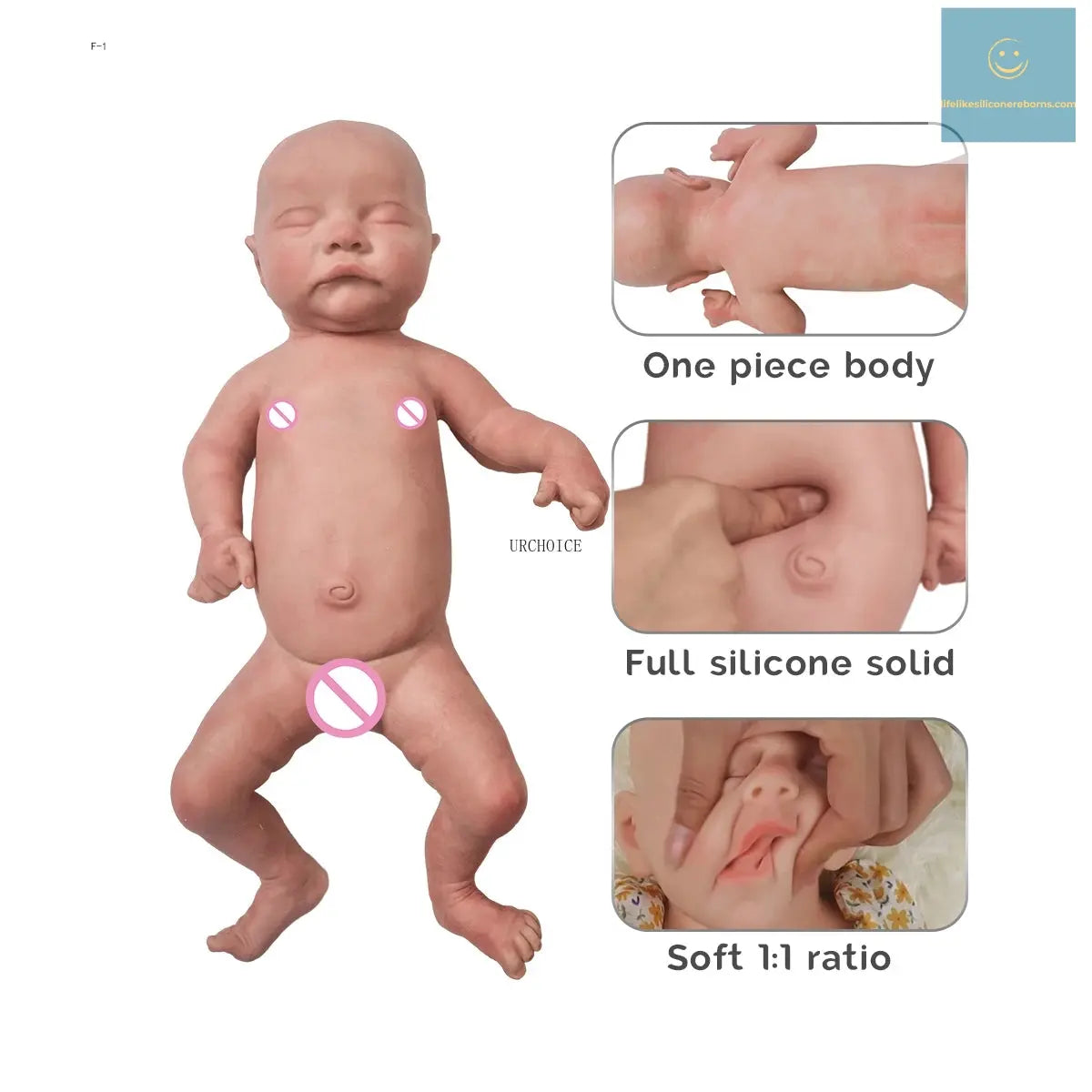 Reborn Corpo De Silicone 18'' Boy Full Body Platinum Silicone Reborn Baby Doll 3D Painted Newborn Solid Dolls For Children Gift lifelikesiliconereborns.com