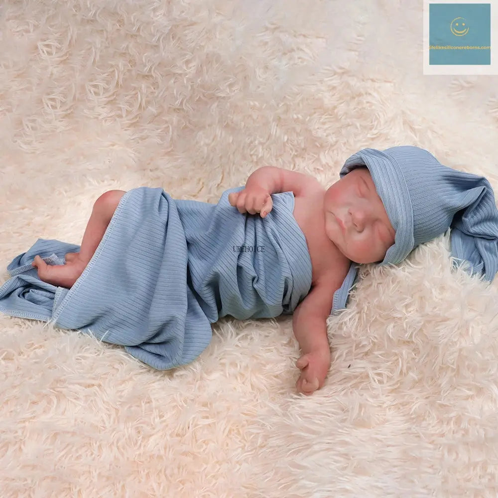 Reborn Corpo De Silicone 18'' Boy Full Body Platinum Silicone Reborn Baby Doll 3D Painted Newborn Solid Dolls For Children Gift lifelikesiliconereborns.com