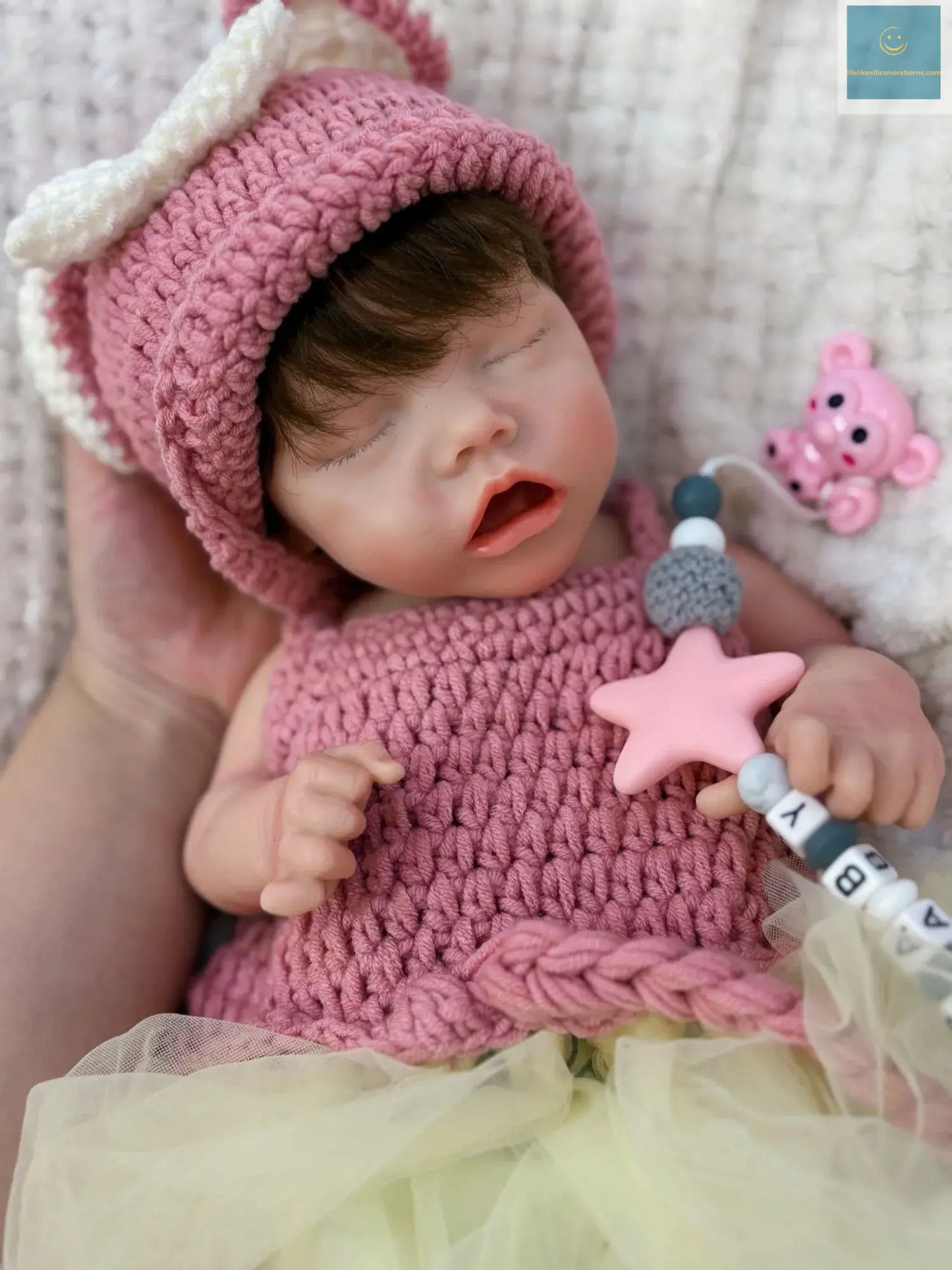 Reborn Twins Girl 18inch Waterproof Full Silicone Finished Realistic Sleeping Reborn Doll Boneca Reborn Corpo De Silicone lifelikesiliconereborns.com