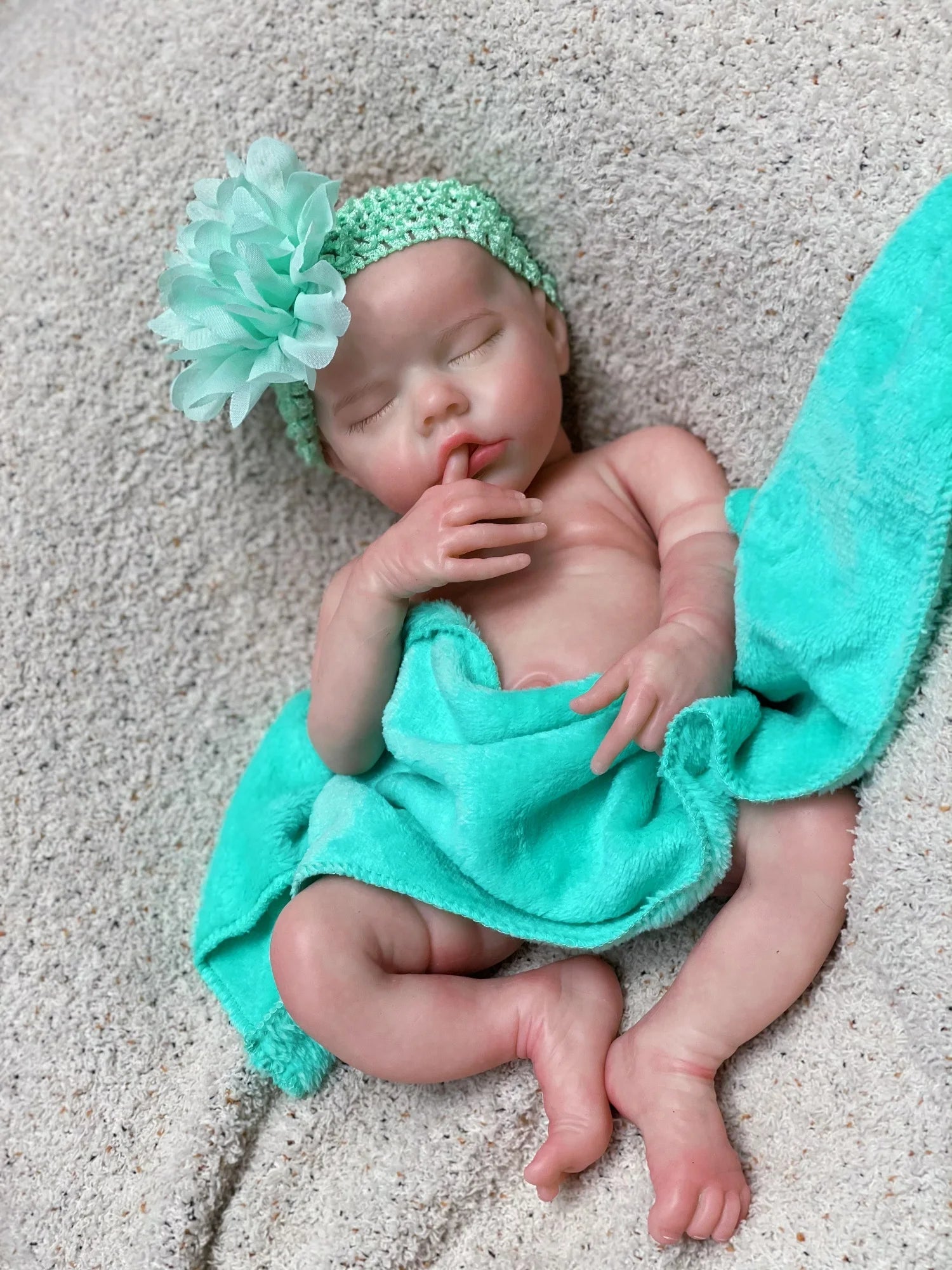 40cm Twins B Solid Silicone Bebe Reborn Girl With 3D Painted Skin Visible Veins Soft Touch Reborn Baby Girls For Children's Gift lifelikesiliconereborns.com