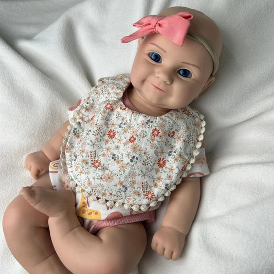 Weighted 20Inch Silicone Reborn Baby Girl Maddie Open Eyes Doll Lifelike Details for Gifts & Hobby Enthusiasts Collectibles lifelikesiliconereborns.com